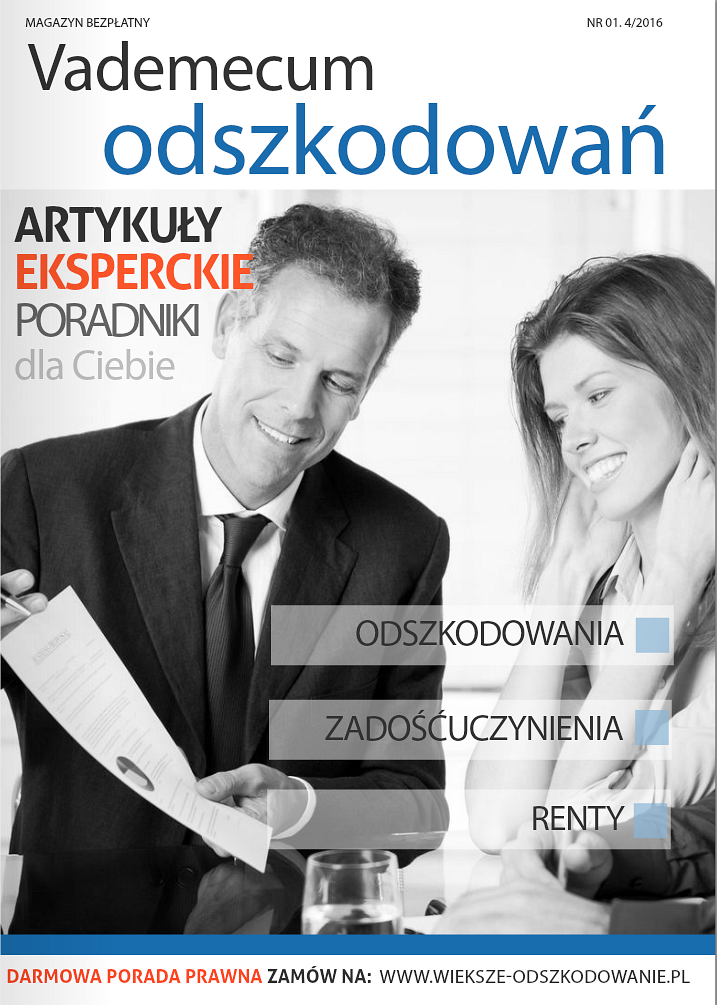 Bezpłatny magazyn "Vademecum odszkodowań" | Czytaj online